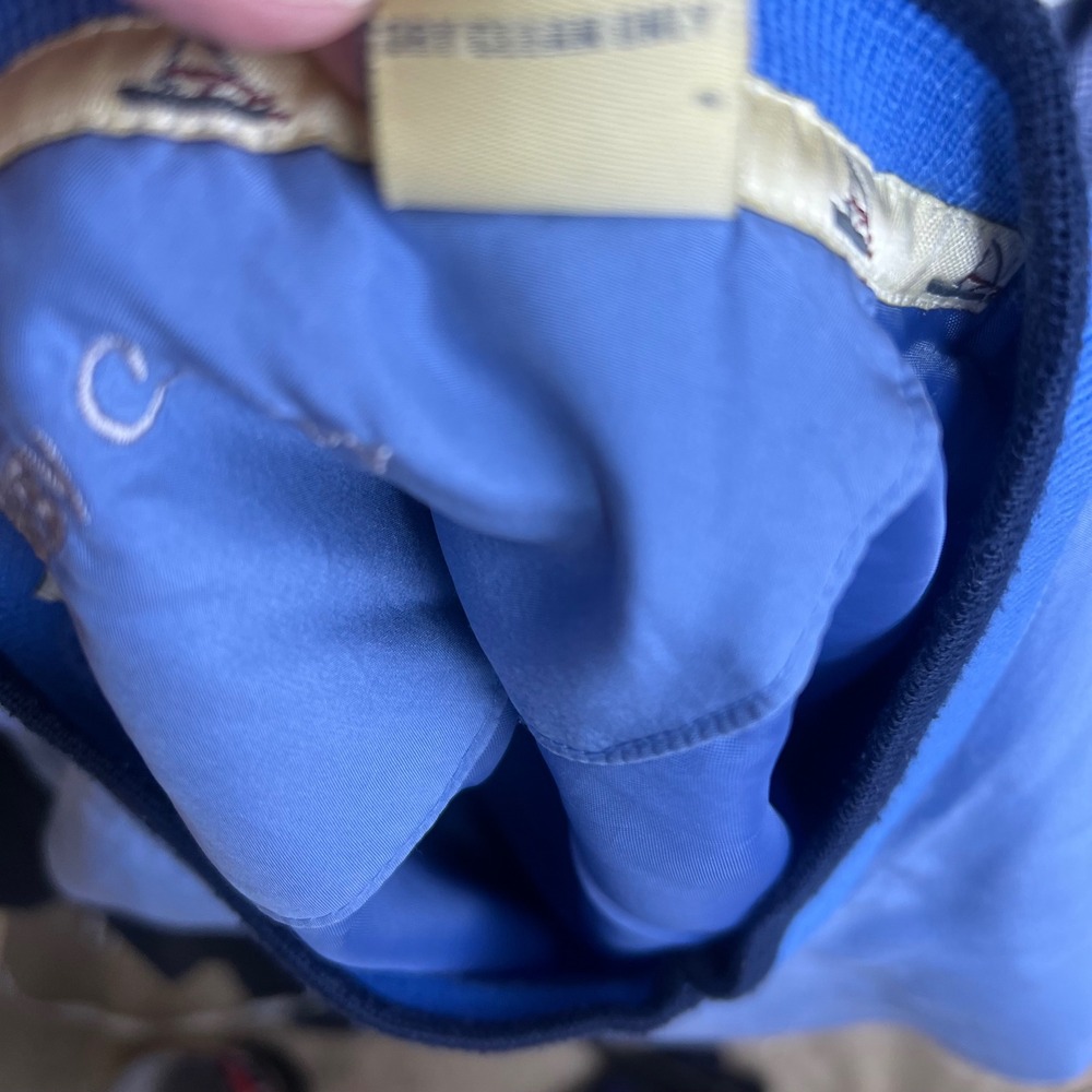 Vintage Bobby Chan Silk Windbreaker Men Pullover Samoset Golf Jacket Blue Small - Picture 9 of 13